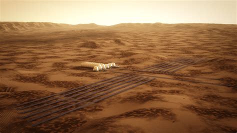 A conceptual design of the Mars One outpost on Mars. | Life on mars ...