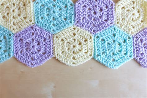 Solid Hexagon Free pattern - Bella Coco | Hexagon crochet pattern ...