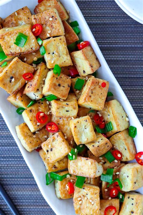 Crispy Pan-fried Tofu (Vegan, Gluten-free, & Meal Prep) - That Spicy Chick