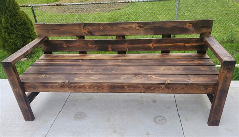 Modern Park Bench | Ana White