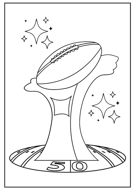 Super Bowl Image Drawing Template - Edit Online & Download Example | Template.net