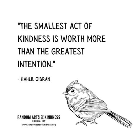 The Random Acts of Kindness Foundation | Kindness Quote | The smallest act of