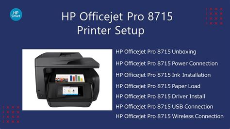 HP Officejet Pro 8715 Printer Setup | Officejet Pro 8715 Driver ...