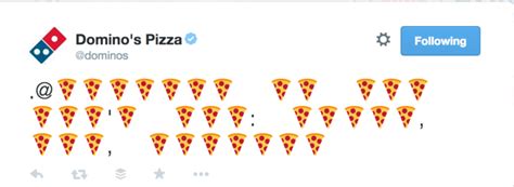 Domino's Pizza Uses Emoji Storm To Tease Twitter-Triggered Delivery