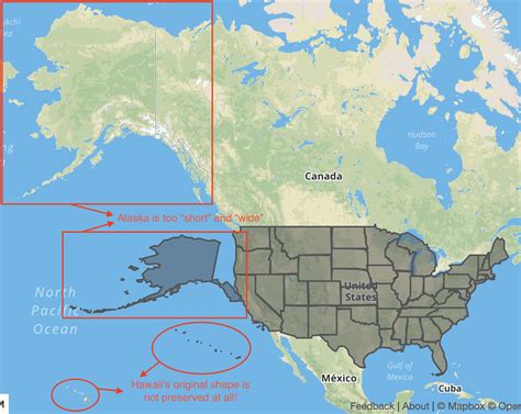 coordinate system - Transforming Alaska and Hawaii to be next to USA ...