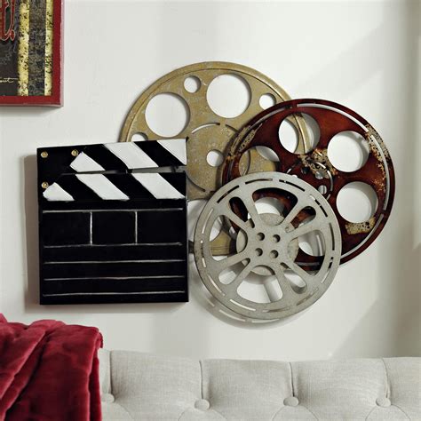 Go back to the basics of film with this Theater Room Metal Plaque ...