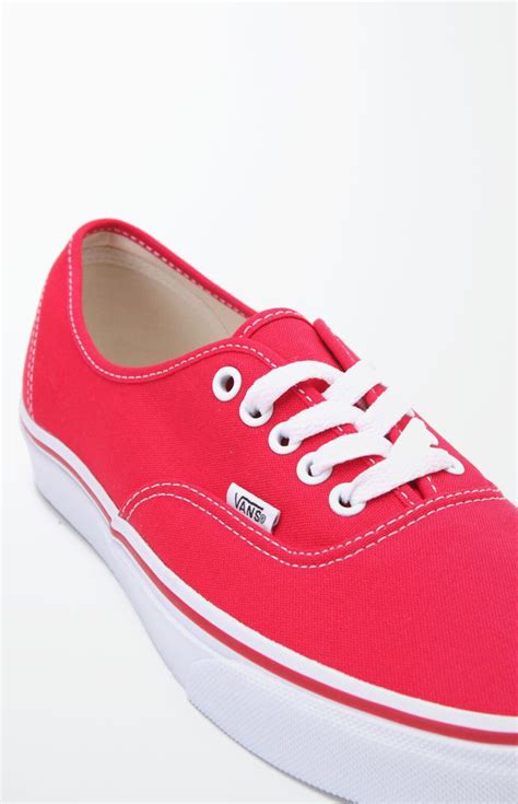 Vans Authentic Red Shoes | PacSun