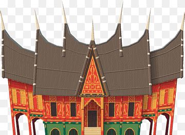 Free download | Illustration of castle, Padang Rumah adat Rumah Gadang ...