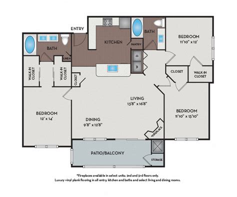 Floor Plans | Apartments for Rent in South Austin, TX | Ridgeview Apartments