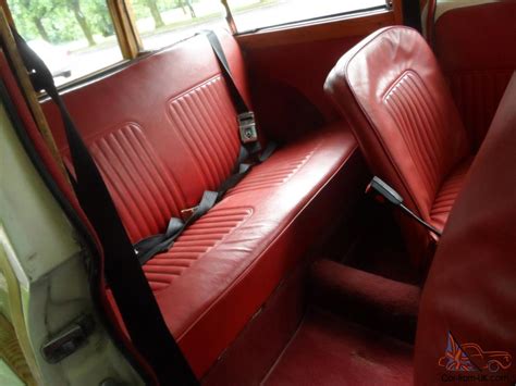 Classic 1969 Morris Minor Traveller Woody Old English White with Red ...