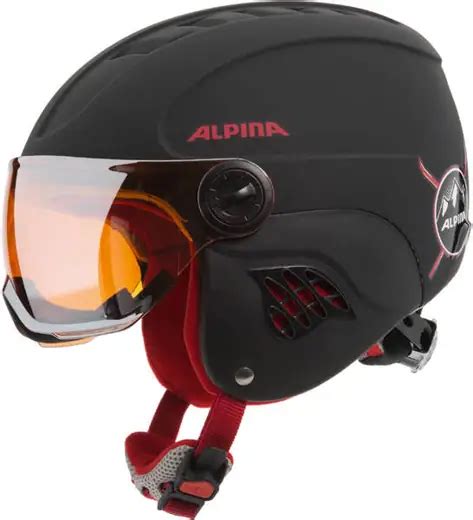 Alpina Sports Carat LE Visor HM Jr Ski helmet - Helmets Alpine Skiing