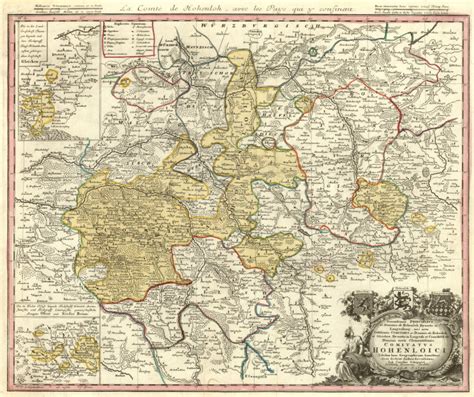 Hohenlohekarte von 1748