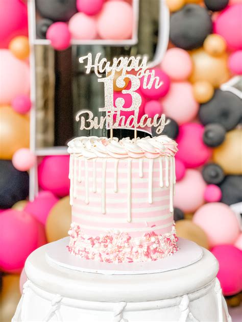 Glamorous Gold, Pink, and Black Teen Birthday Party Ideas — Mint Event Design