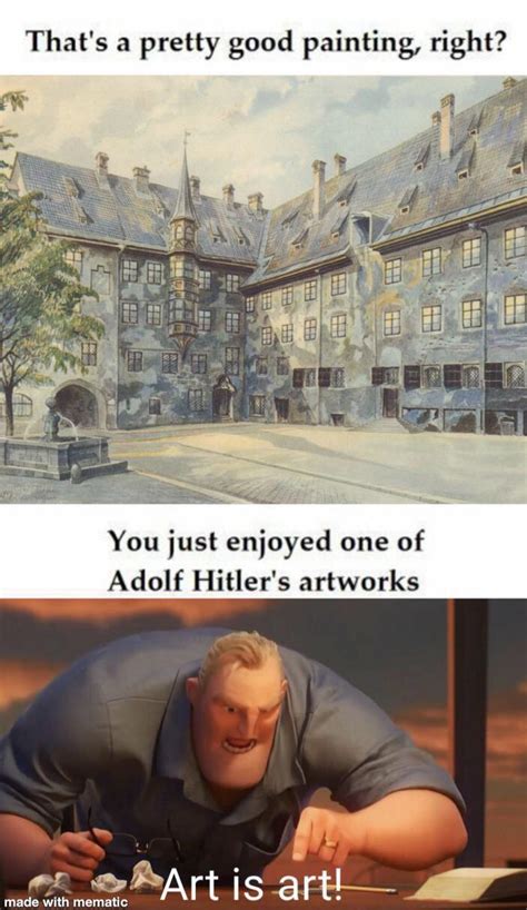 Think this is good enough to get into art school? | /r/HistoryMemes ...