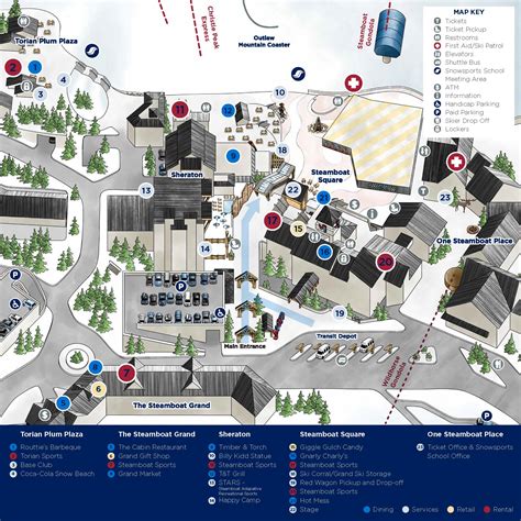 Trails and Maps at Steamboat Ski Resort