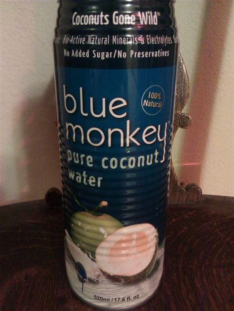 blue monkey coconut water - Feeling Good Natural Wellness