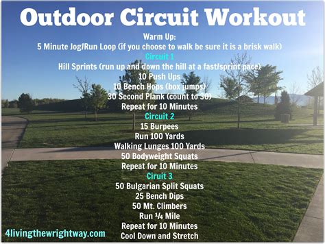 Outdoor Workout Ideas | Examples and Forms