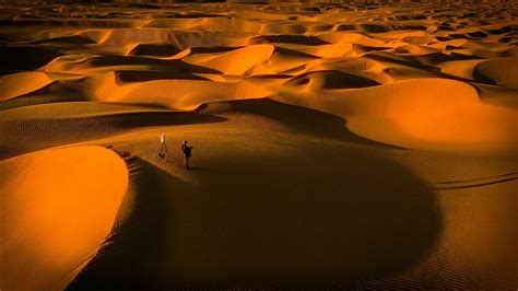 Desert Sand Under Clear Sky · Free Stock Photo