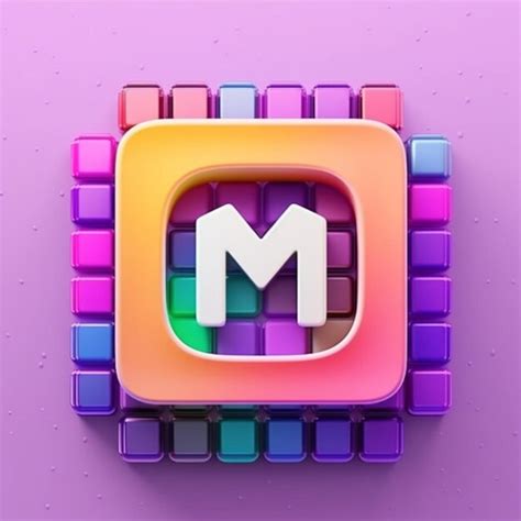 Premium AI Image | M letter logo design