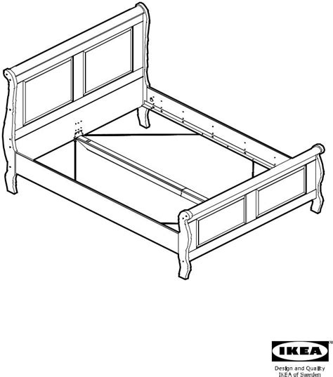 Ikea Hemnes Queen Bed Frame Assembly Instructions - Hanaposy