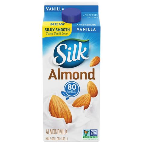 Silk Almond Milk Vanilla 64 Oz - GJ Curbside