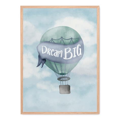 Dream Big Blue poster | Postera.art