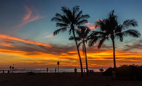 Poipu Beach Sunset - Kauai HI Photograph by Donnie Whitaker - Fine Art ...