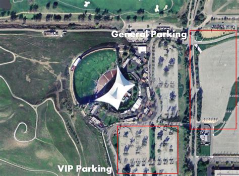 Shoreline Amphitheatre Parking Map - Hiking In Map