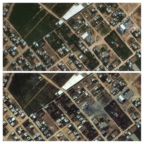 Before and after: Satellite imagery of Gaza conflict