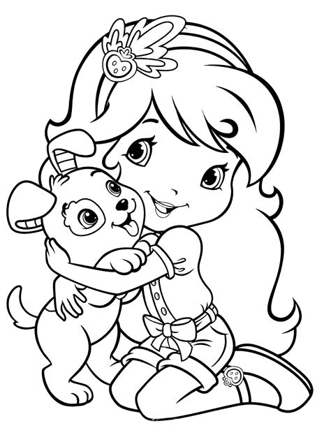 Strawberry Shortcake Coloring Pages Printable