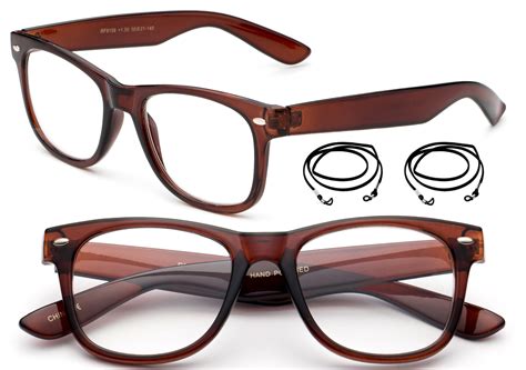 2 Pack Vintage Style Reading Glasses Comfortable Stylish Simple Reader for Men & Women - Walmart.com