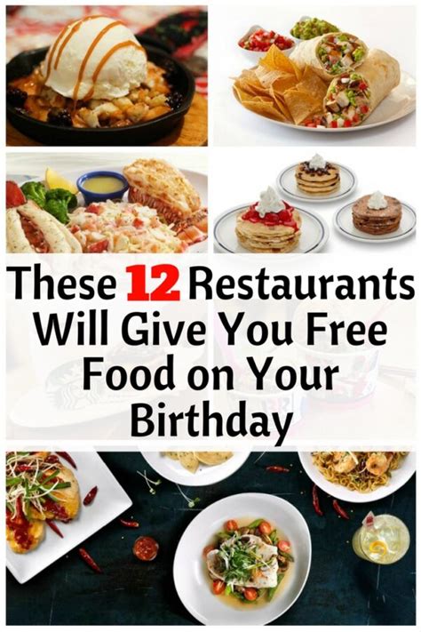 12 Restaurants That Gives Free Food On Your Birthday - The Budget Diet