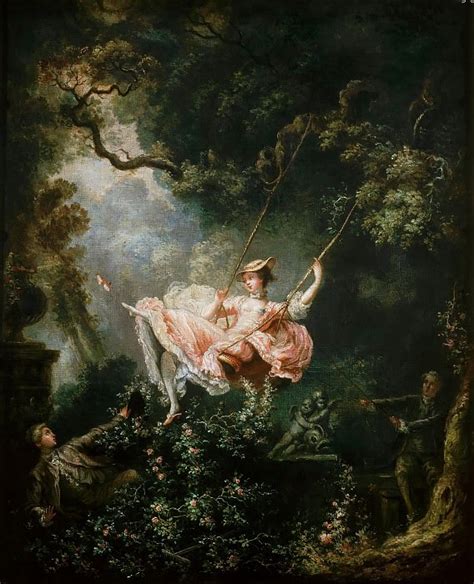 The Swing — Jean Honore Fragonard (Studio of)