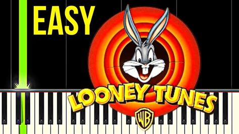 Looney Tunes Theme Song Hard Piano Tutorial For Beginners - Learn to play Piano and keyboard ...