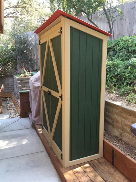 Garden Tool Shed (based on plans for Small Outdoor Shed) | Ana White