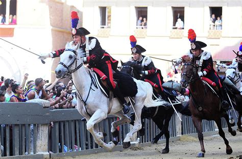 Palio Di Siena Horse Race by Ronald C. Modra/sports Imagery