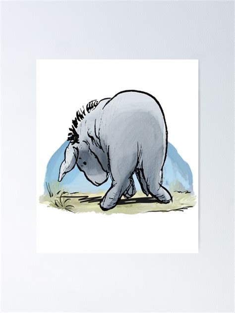 "Winnie the Pooh - Sad Eeyore. Active" Poster for Sale by BecomeMyHeroes | Redbubble