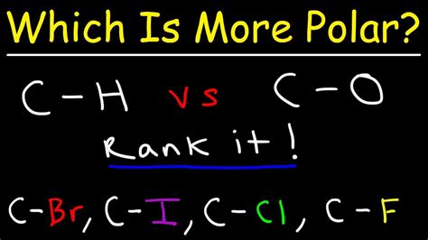 How to Determine Most Polar Bond