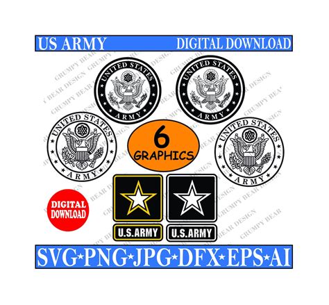 US Army SVG, US Army Logo Svg, Png, Dxf, Svg File For Cricut | lupon.gov.ph