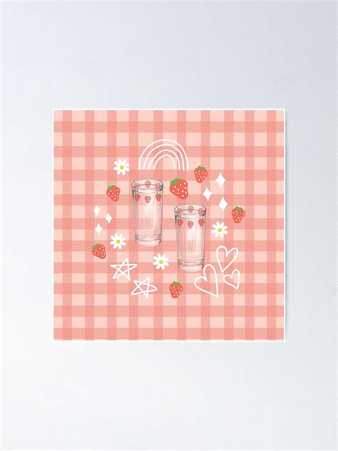 "Nana anime strawberry glasses" Poster for Sale by little-axii | Redbubble