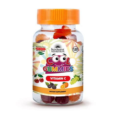 COOL GUMMIES KIDS VITAMIN C 120S GUMMIES - Sunshine Nutrition