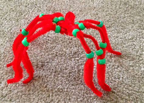 Time for Play: Pipe Cleaner Spiders