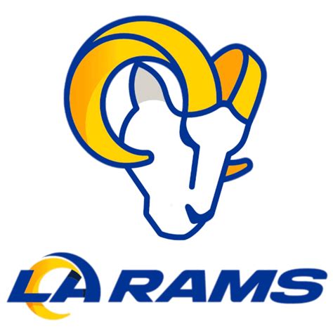 Los Angeles Rams full logo transparent PNG - StickPNG