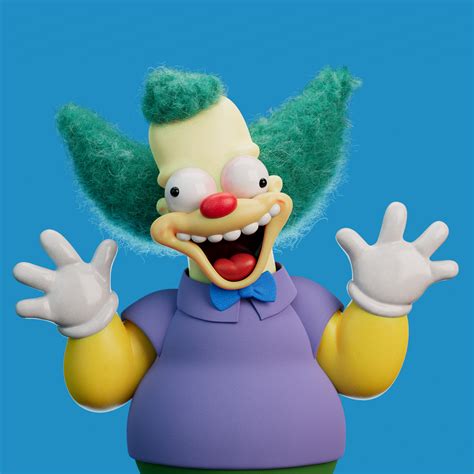 Krusty the Clown - Finished Projects - Blender Artists Community