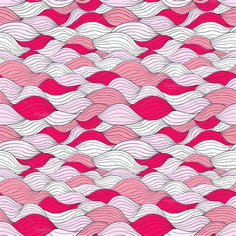 Wavy vector seamless pattern | Seamless patterns, Pattern, Textile patterns