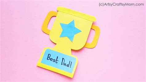 DIY Father's Day Trophy Card