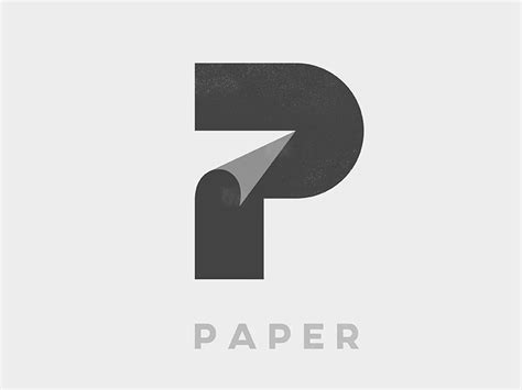 P for Paper | Paper logo, P logo design, Geometric logo