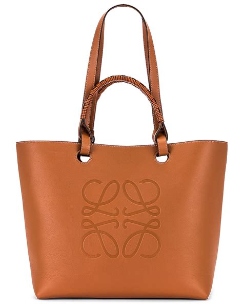 Loewe Anagram Tote Bag in Tan | FWRD