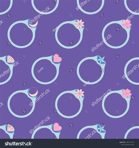 Lucky Symbols Collection Background Seamless Pattern Stock Vector ...