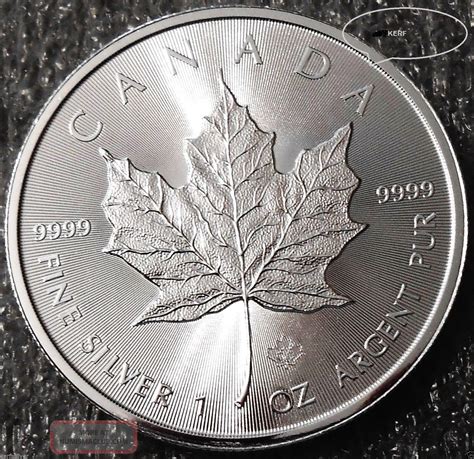 2014 Canadian Maple Leaf Silver Coin {bu} 1 Oz. 9999 Fine Silver Bullion